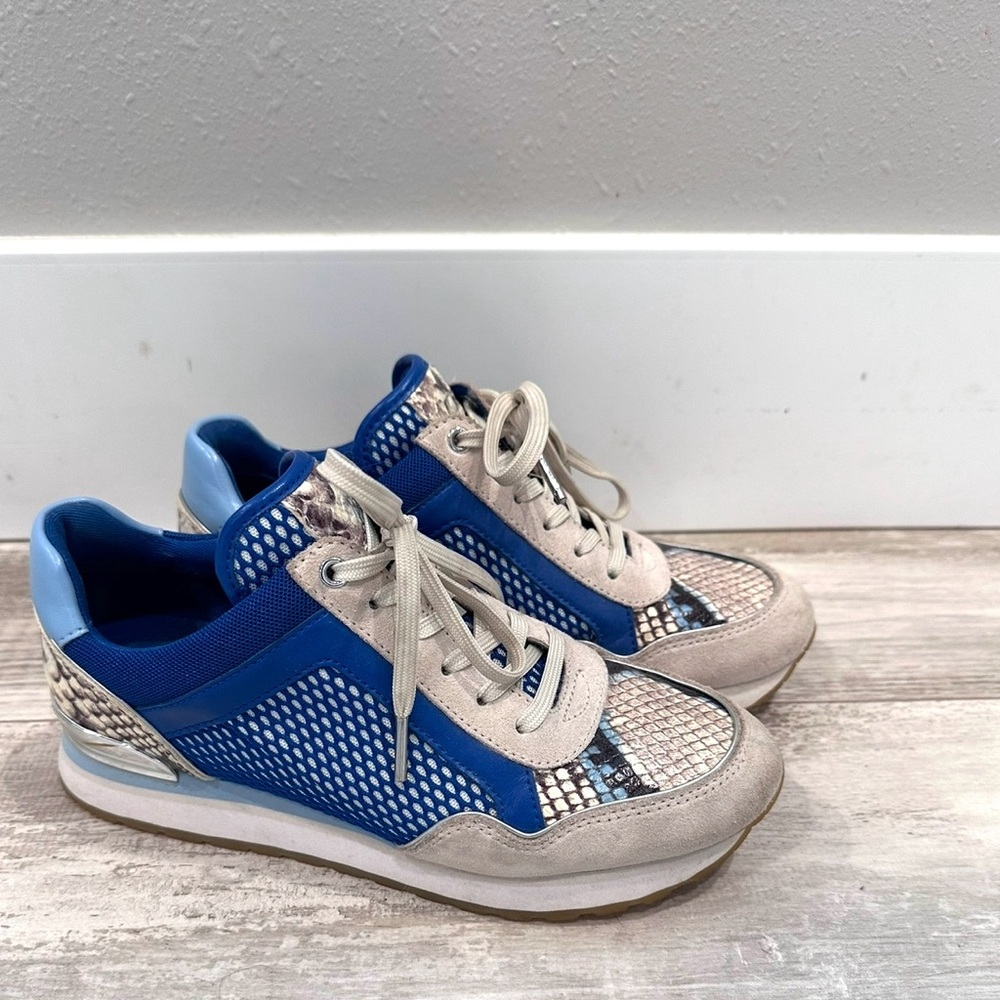 MICHAEL KORS Maddy Trainer- Electric Blue | Size 6.5